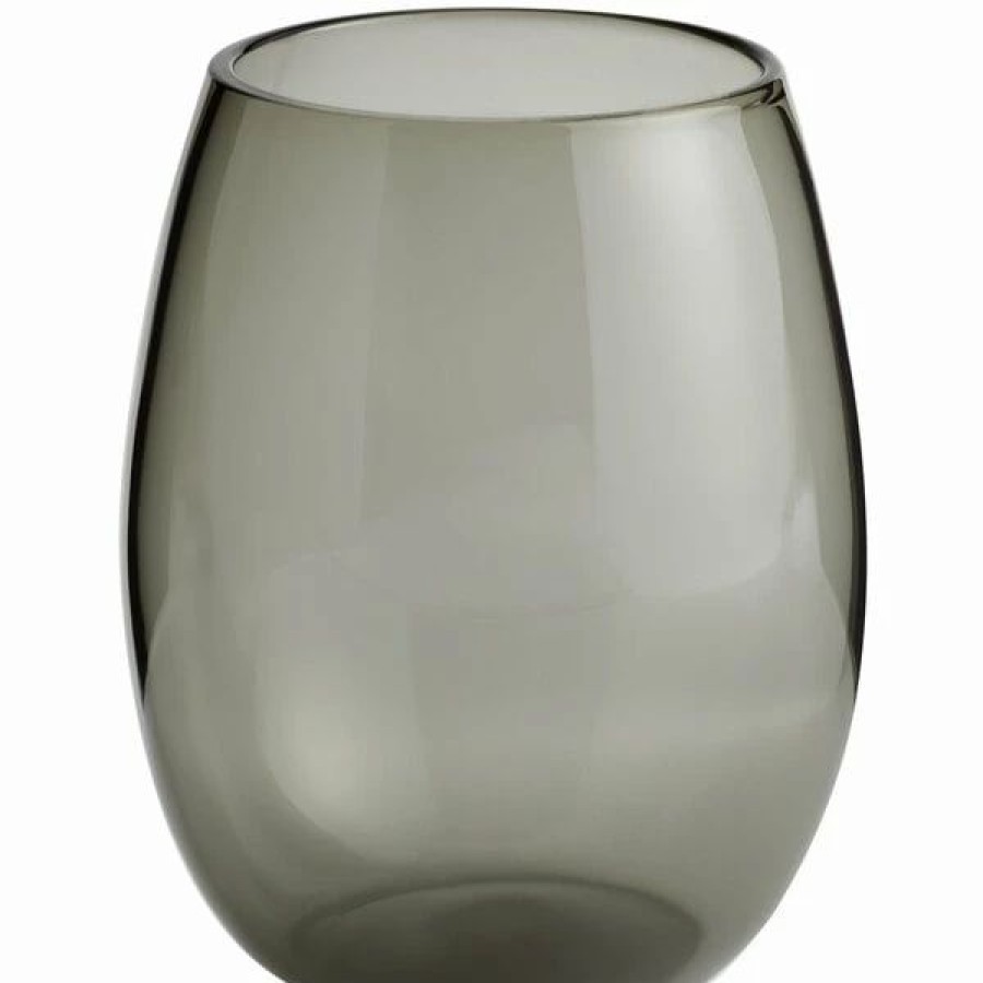 Glassware * | Acopa Pangea 16 Oz. Gray Stemless Wine Glass 12/Case