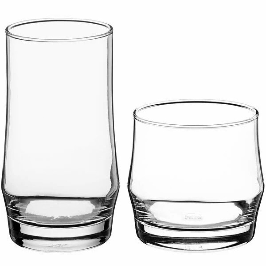 Glassware * | Acopa Saloon Rocks / Old Fashioned And Beverage Glass Set 24/Set