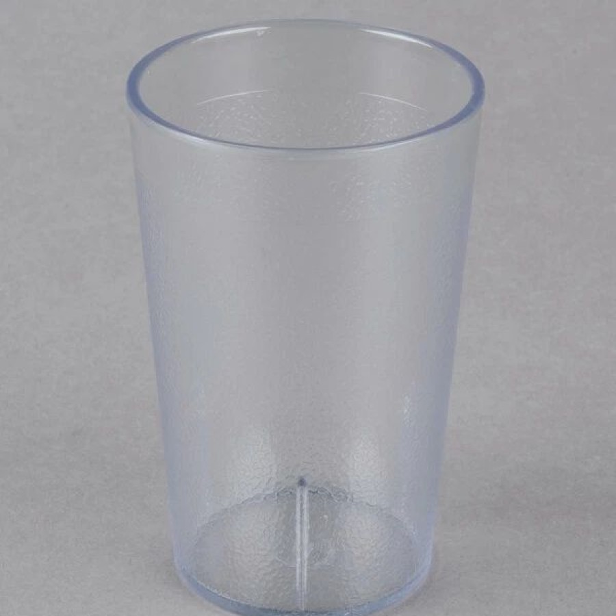 Reusable Plastic Beverageware * | Carlisle 552607 Stackable 8 Oz. Clear San Plastic Tumbler 72/Case