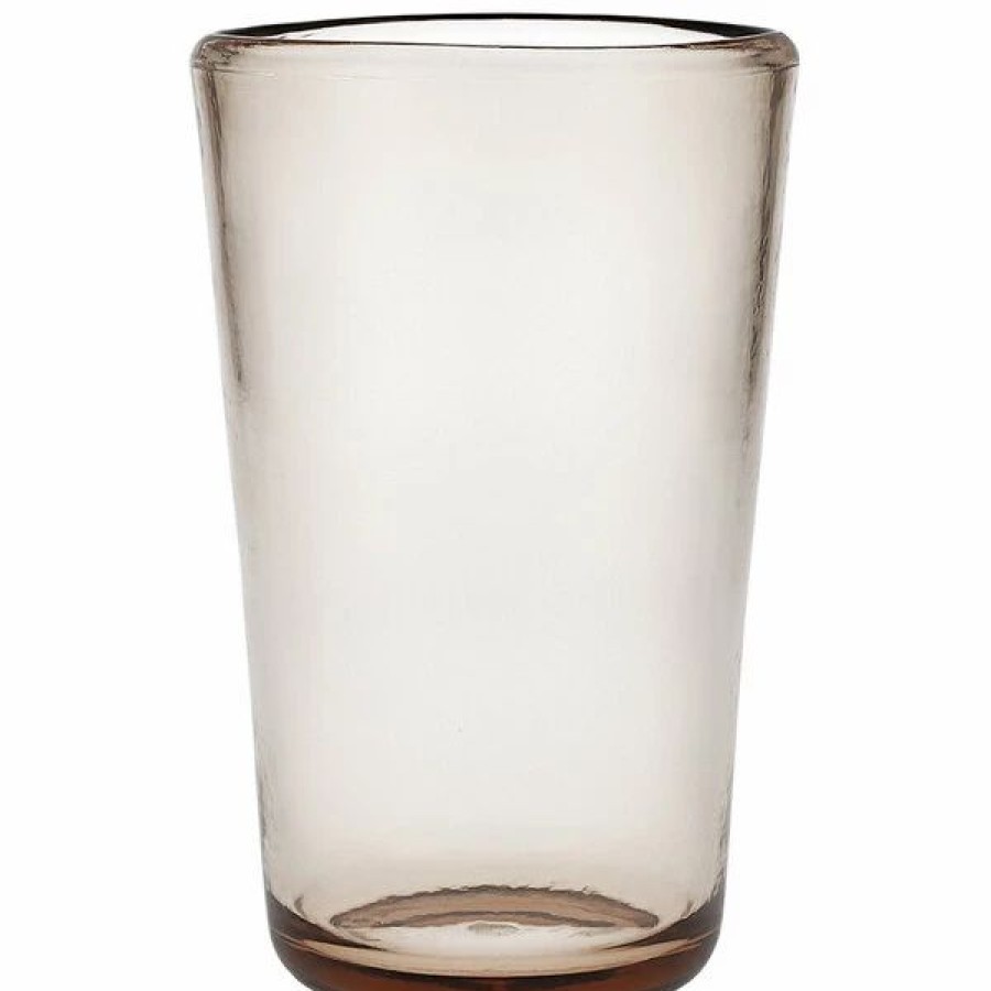 Reusable Plastic Beverageware * | Fortessa Tableware Solutions Fortessa Veranda 19 Oz. Brown Tritan Plastic Highball Glass 12/Case