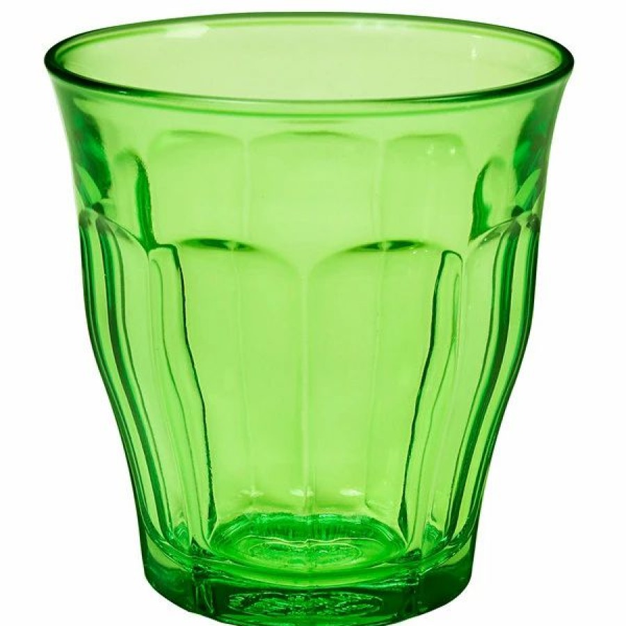 Novelty & Specialty Beverageware * | Duralex 1027Sr06Sc Picardie 8.75 Oz. Green Stackable Glass Tumbler 48/Case