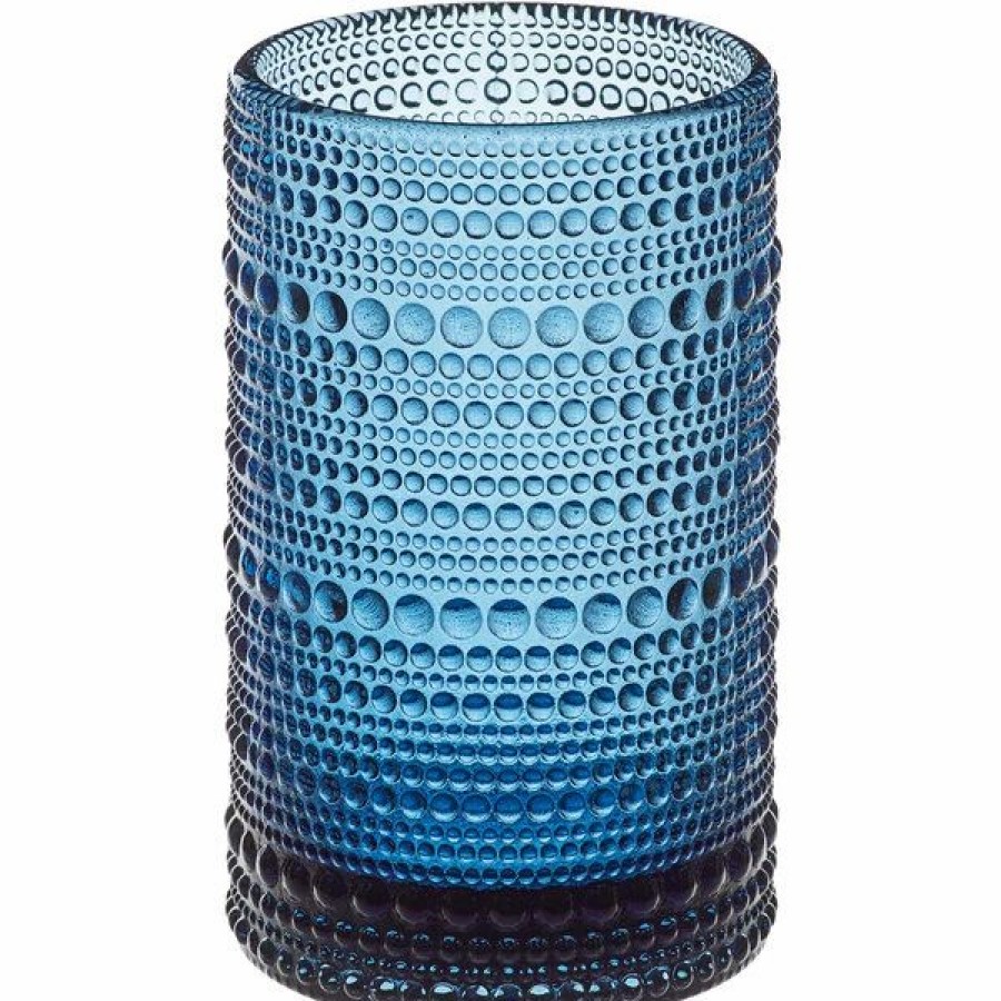 Novelty & Specialty Beverageware * | Fortessa Tableware Solutions Fortessa Jupiter 13 Oz. Cornflower Blue Beverage Glass 24/Case