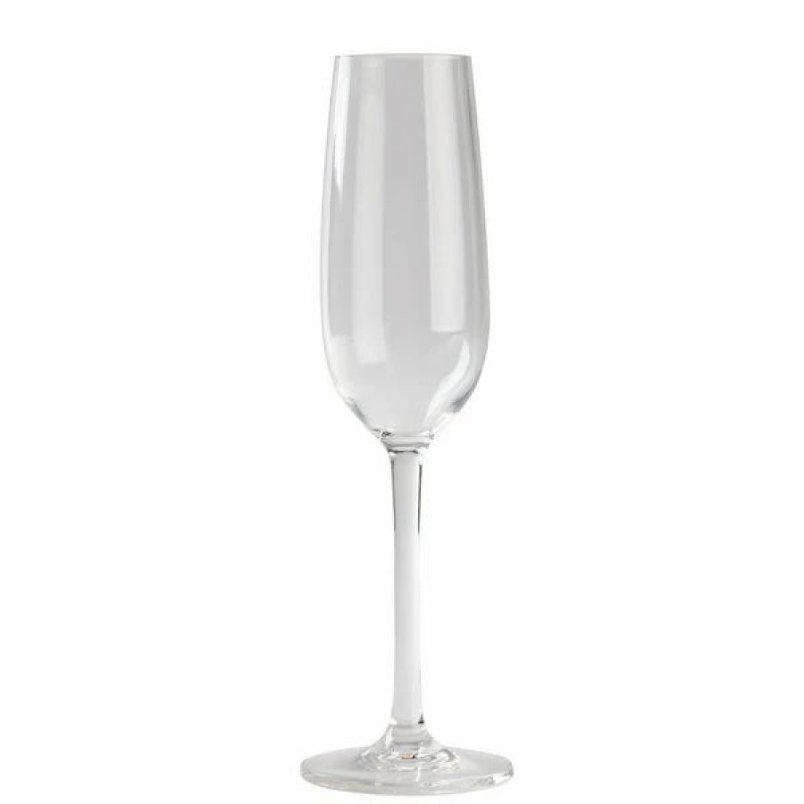 Reusable Plastic Beverageware * | Thunder Group Plthcp007C 7 Oz. Plastic Champagne Flute