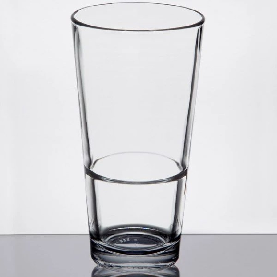 Glassware * | Libbey Restaurant Basics 17.25 Oz. Customizable Rim Tempered Stackable Mixing Glass 24/Case