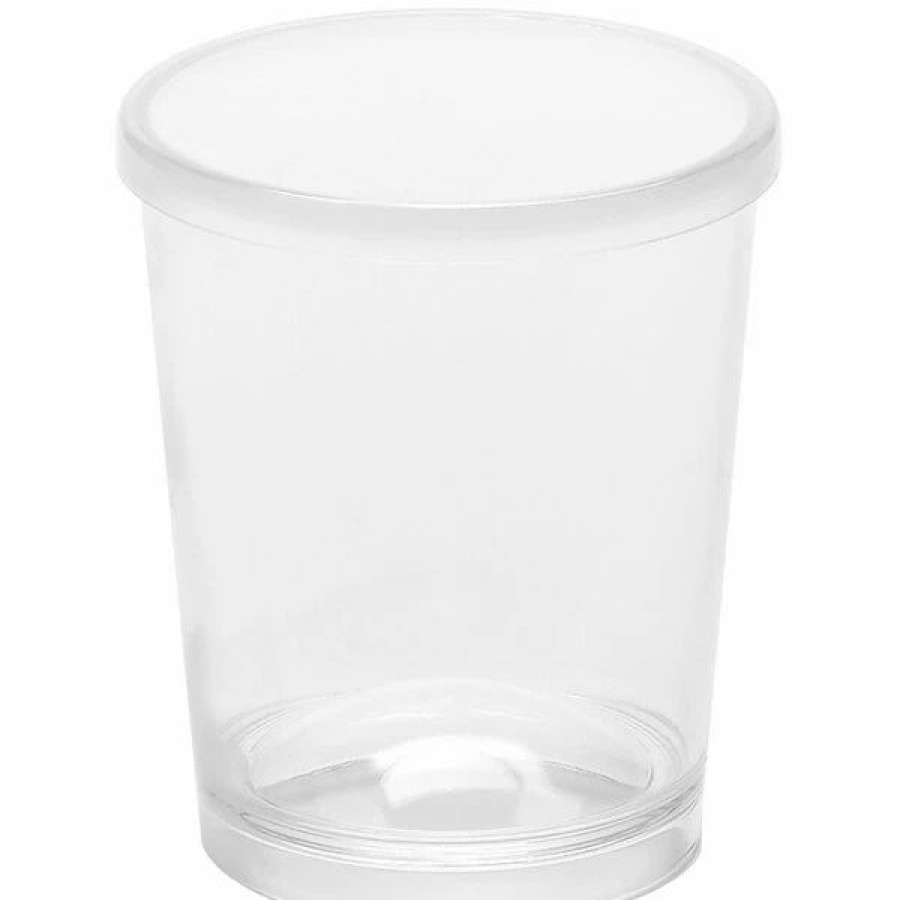 Reusable Plastic Beverageware * | American Metalcraft 12 Oz. Reusable Clear Plastic Tumbler With Lid Ptl12