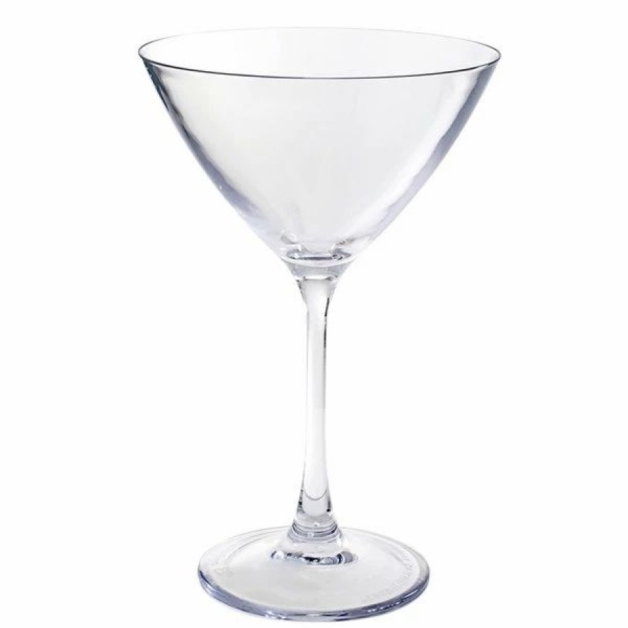 Reusable Plastic Beverageware * | Front Of The House Ama007Clt23 Drinkwise 10 Oz. Tritan Plastic Martini Glass 12/Pack