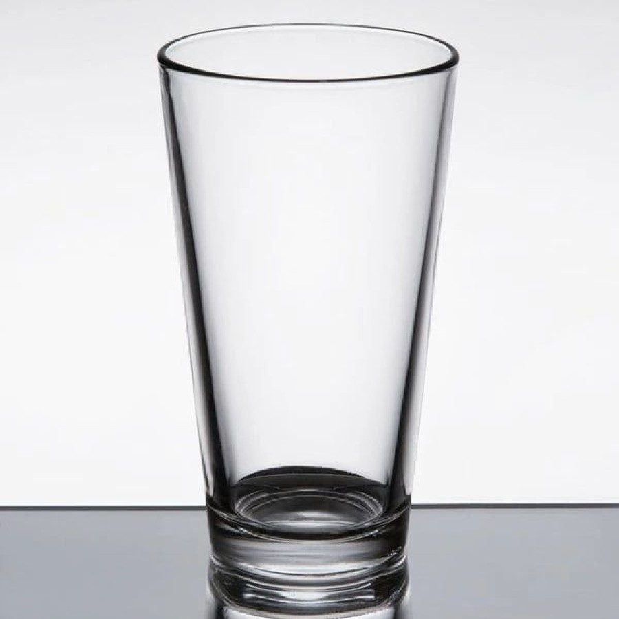 Glassware * | Libbey Restaurant Basics 16 Oz. Customizable Rim Tempered Mixing Glass / Pint Glass 24/Case