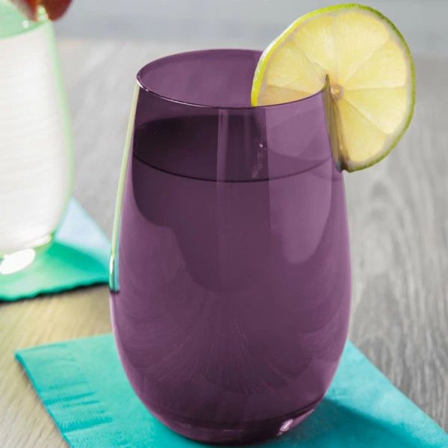 Glassware * | Stolzle S3528112E Elements 16.5 Oz. Purple Stemless Wine Glass / Tumbler 24/Case