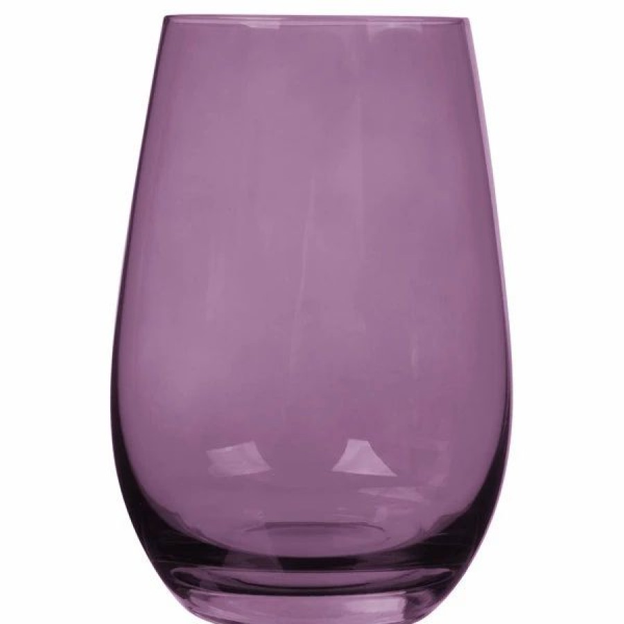 Glassware * | Stolzle S3528112E Elements 16.5 Oz. Purple Stemless Wine Glass / Tumbler 24/Case